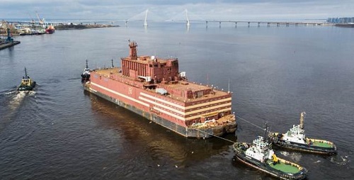 世界首座漂浮核电站出海引忧虑 核泰坦尼克？