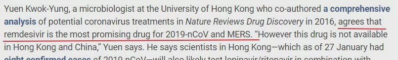 顶级期刊齐发文 Remdesivir成新冠病毒治疗希望 顶级期刊齐发文 Remdesivir成新冠病毒治疗希望