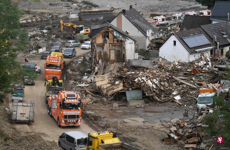 德国西部地区上周发生洪灾，遇难者人数上升至169人