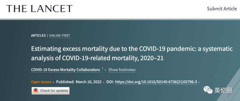 该研究估计,截至2021年12月底全球有1820万人因新冠死亡;而全球官方统计数字是590万 ... 该研究估计,截至2021年12月底全球有1820万人因新冠死亡;而全球官方统计数字是590万 ...