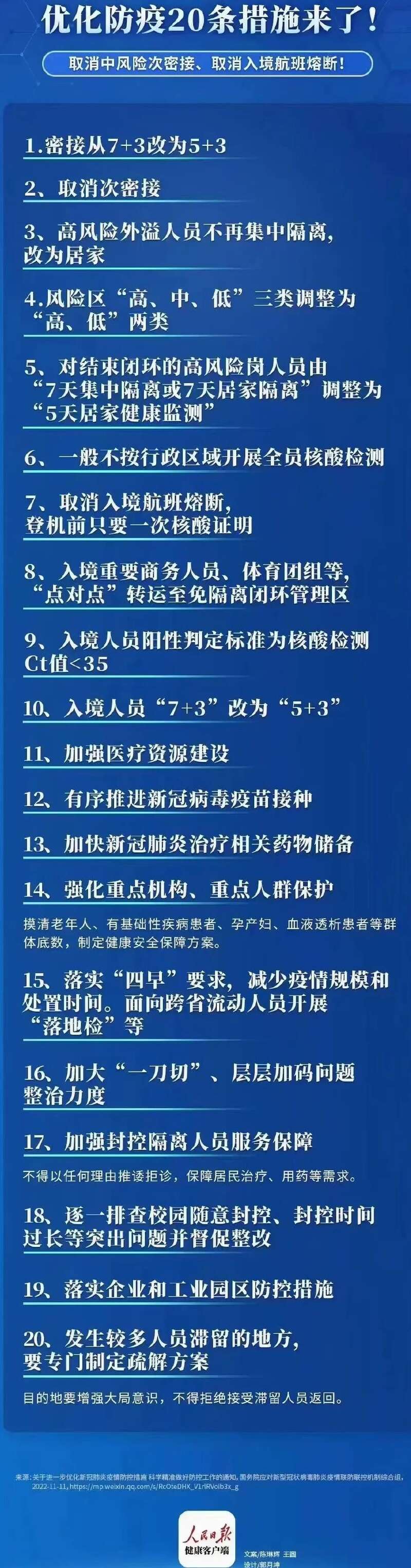 关于进一步优化新冠肺炎疫情防控措施 科学精准做好防控工作的通知