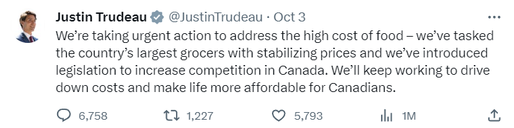 X@Justin Trudeau