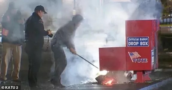 华盛顿州波特兰地区多个投票箱被点燃