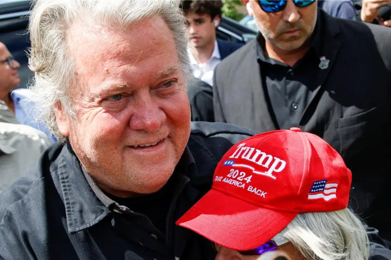 班农出狱 曾出任特朗普的首席战略师